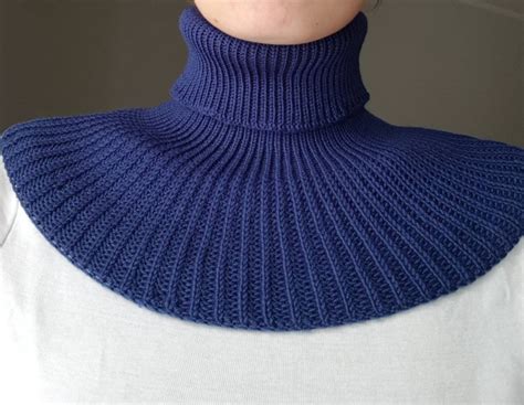 Neck Warmer Women Turtleneck Dickie Knit Neck Gaiter Scarf For Men