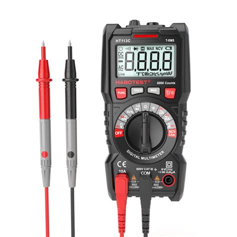 HT113 6000 Counts Digital Multimeter Resistance Measurement