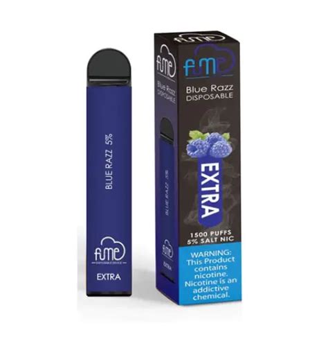 Fume Extra Disposable Puff Ct Blue Razz Miami K Distribution