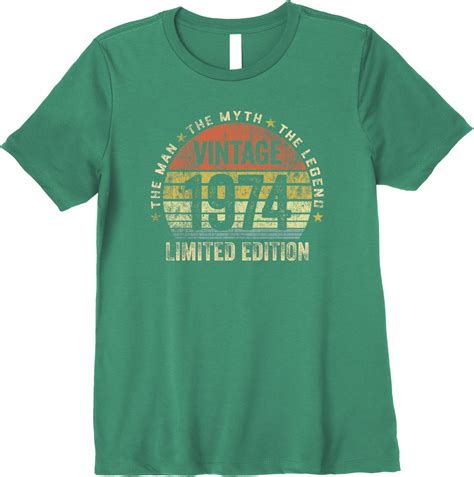 48 Years Old Vintage 1974 Limited Edition 48th Birthday Premium T Shirt