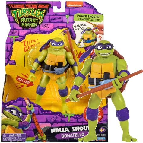 Wojownicze Żółwie Ninja Figurka Donatello 14 cm z dźwiękiem Babyboutik