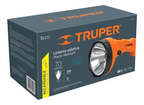 Linterna Recargable De Leds 70 Lúmenes Truper 16005 FERRECAPITAL