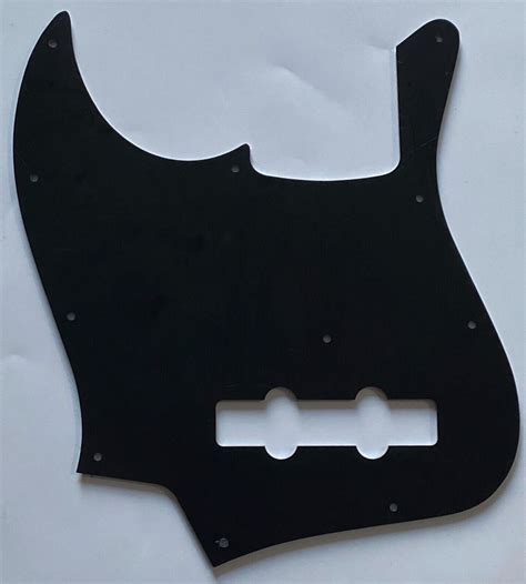 For Fit Fender Geddy Lee Jazz Bass Style Guitar Pickguard 4 Ply Black Pearl Ebay