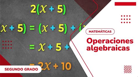 12 Operaciones Algebraicas YouTube