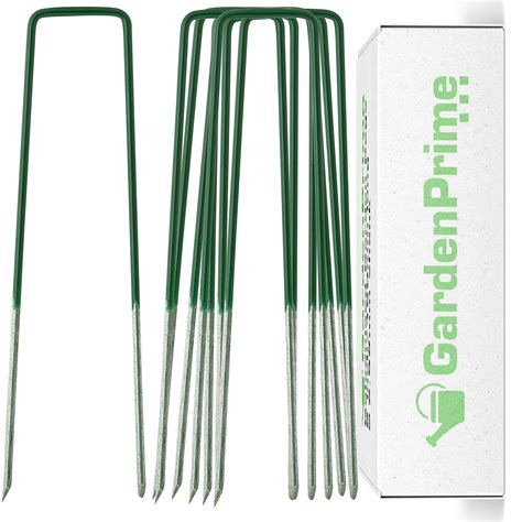 Buy GardenPrime50x Half Green Artificial Grass Pegs to pin fake grass ...