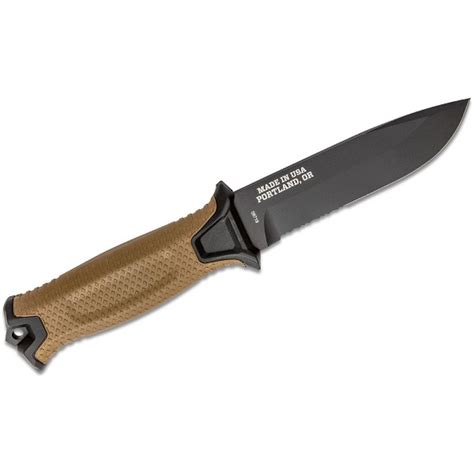 Gerber Strongarm Black Combo Blade Coyote