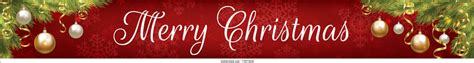 Merry Christmas Horizontal Web Banner Red Stock Vector Royalty Free 776972620 Shutterstock