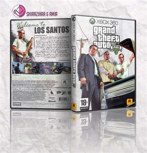 Gta 5 Xbox 360 Cover Back