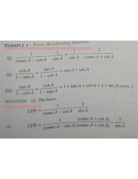 Solution Trignometric Identities Solutions Studypool