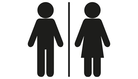 Toilet Icons Man And Woman Symbol Toilet Signs Transparent