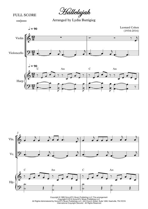 Hallelujah Arr Dr Lydia Buttigieg By Lee Dewyze Sheet Music For