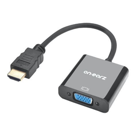 Adaptateur Hdmi Mâle Vers Vga Femelle Avec Audio On Earz Mobile Gear N