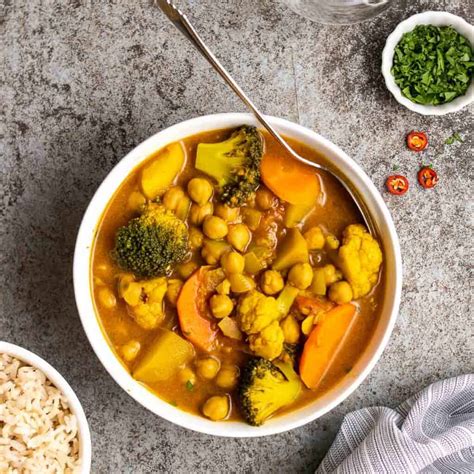 Vegan Jamaican Chickpea Vegetable Curry My Plantiful Cooking