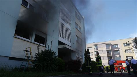 Feu Dappartement à Colmar Vidéo Perception
