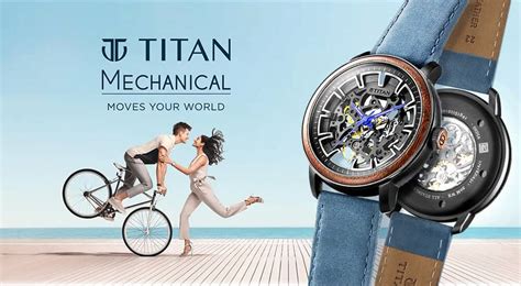 TITAN Silver Dial Automatic Watch with Leather Strap