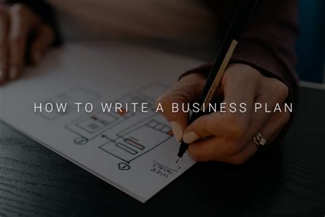 How To Write A Business Plan