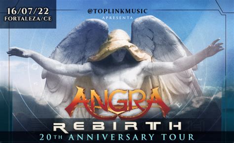 Angra turnê de comemoração dos 20 anos do álbum Rebirth em Fortaleza