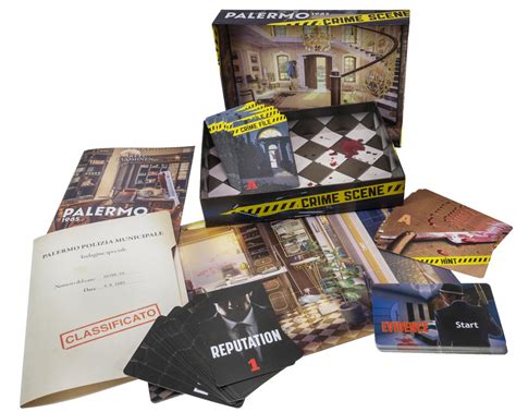 Gamestorm Crime Scene Palermo Lautapeli Tactic Games