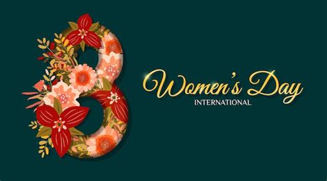 Premium Vector Banner For International Women S Day Flyer For March