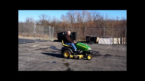 Lot 5 John Deere Sst18 Riding Mower 48c Convertible Deck 18h V Twin Engine 6636 Hrs Youtube