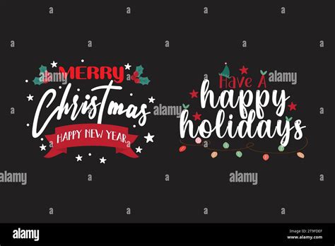 Christmas Lettering Badge On White Background Stock Vector Image And Art