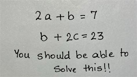 Tricky Algebra Sat Math Problem You Should Be Able To Solve This Youtube