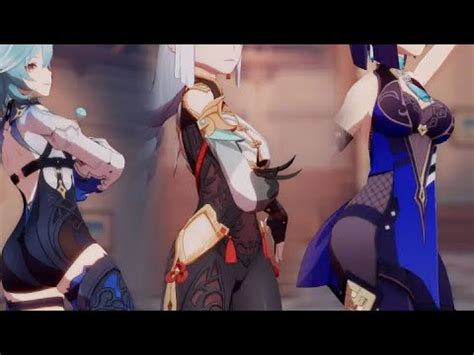 Genshin Impact Mmd K Fps Fascinating Buttocks Seductive Soul