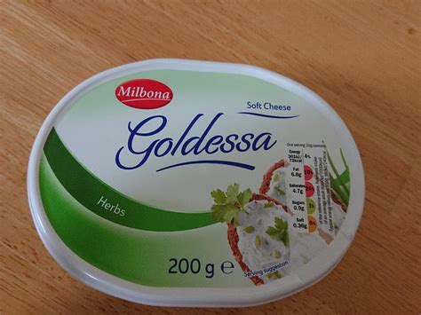 Milbona Goldessa Soft Cheese Herbs Kal Rie Kj A Nutri N Hodnoty