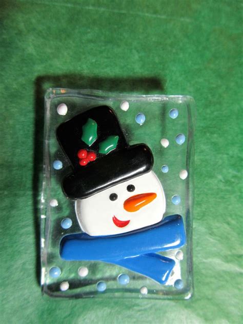 Vintage Hallmark Christmas Holiday Snowman Lapel Pin Hallmark