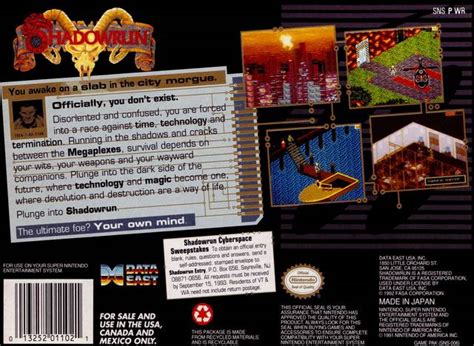 Shadowrun (SNES) - Shadowrun Wiki