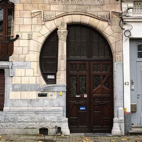 Burgerhuis In De Kunstlaan In Art Nouveau Uit Ontworpen Door