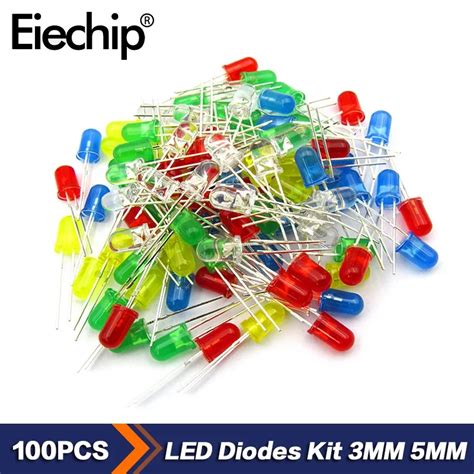 Kit De Diodos Led Electr Nicos Para Manualidades Diodo Emisor De Luz De