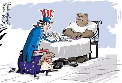 Создать мем "россия нато карикатура, карикатуры на американцев, россия ...