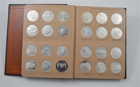 2002-2017 US Commemorative Silver Dollars in Dansco Coin Album - 60 ...