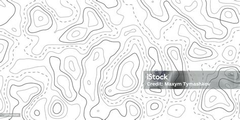 Latar Belakang Peta Topografi Kontur Vektor Topografi Dan Pola Geografi