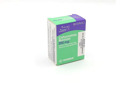 Cefuroxima Normon Efg Mg Vial Polvo Para Solucion Inyectable