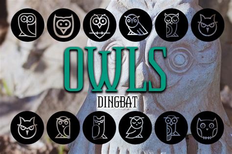 Owls Font By Vladimirnikolic · Creative Fabrica