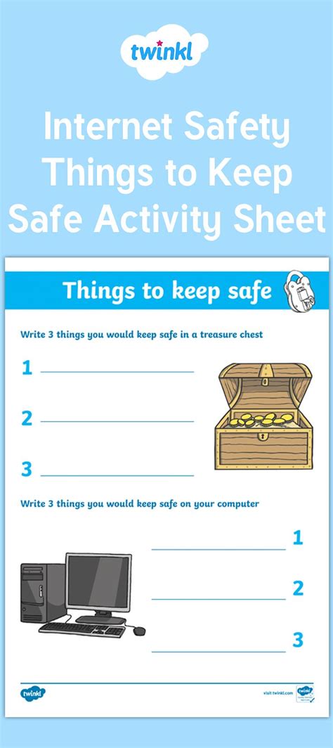 Internet Safety Activity Sheets