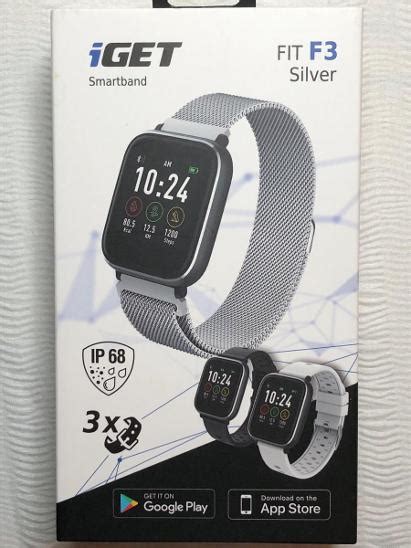 Chytré Hodinky Iget Fit F3 Silver Nové Aukro