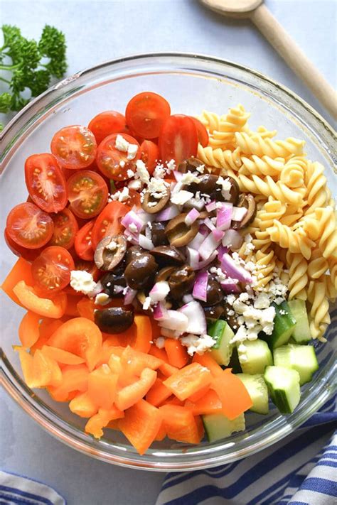 Low Calorie Pasta Salad Skinny Fitalicious®