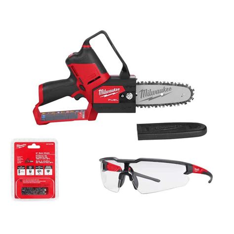 Milwaukee M12 FUEL 6 in. 12V Brushless Electric Battery Chainsaw Tool ...