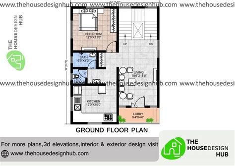 1 Bhk House Plan With East Facing