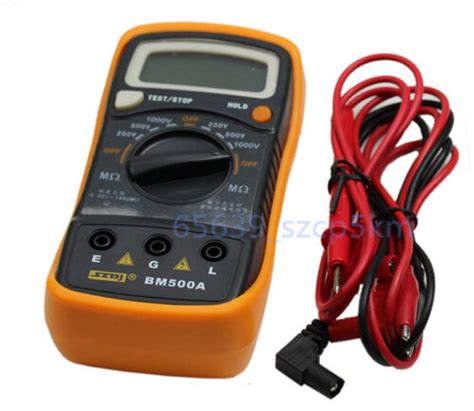 Resistance Tester Bm A V M Digital Insulation Meter