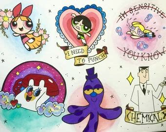 Tattoo Flash Etsy