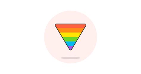 Sign Lesbian Triangle Lgbtq Free Vector Icon Iconbolt