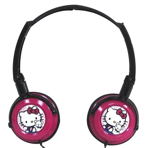 Hello Kitty Headphones 11609 Pinkblack Hello Kitty Headphones Hello Kitty Black Headphones