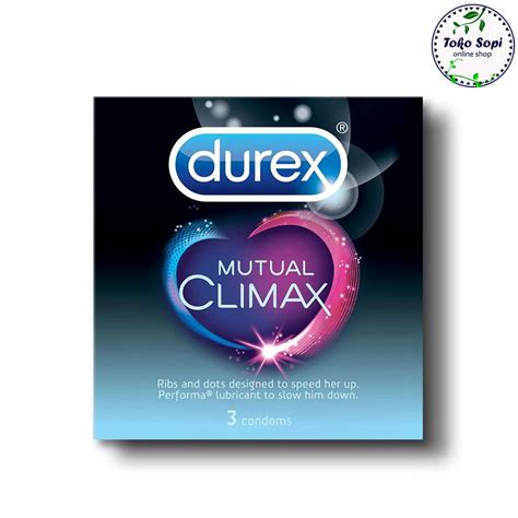 Jual DUREX Mutual Climax Condom With Delay Lubricant Shopee Indonesia