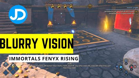 Blurry Vision Immortals Fenyx Rising Reach The Oracle Youtube