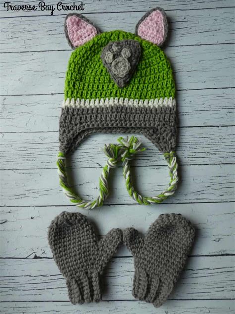 Rocky Paw Patrol Crochet Hat