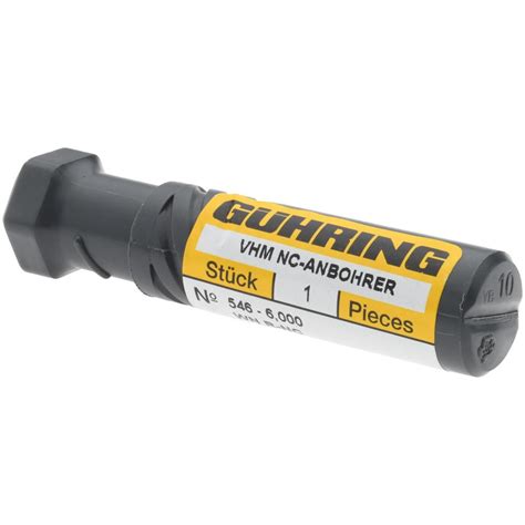 Guhring Spotting Drill 6 Mm Dia 142 Point 66 Mm OAL Solid